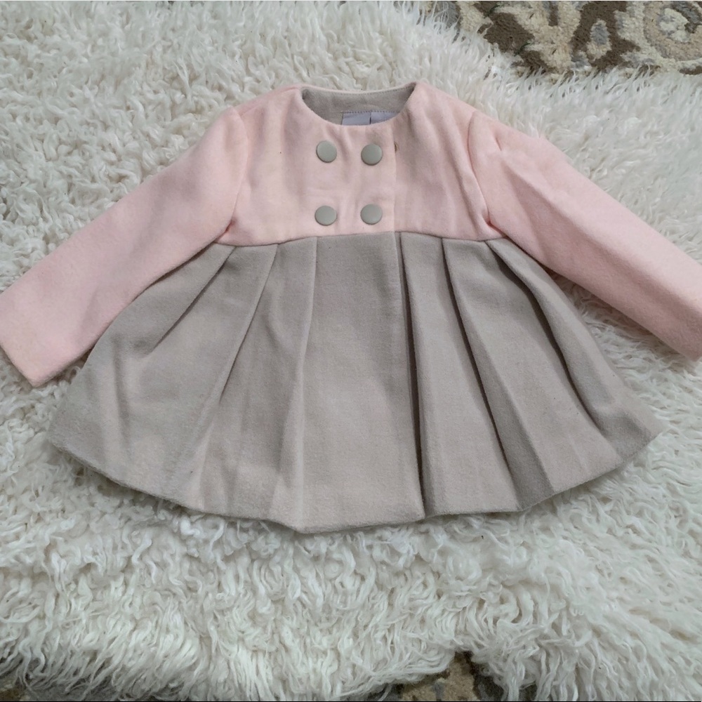 Baby girl gray and pink Tahari Jacket